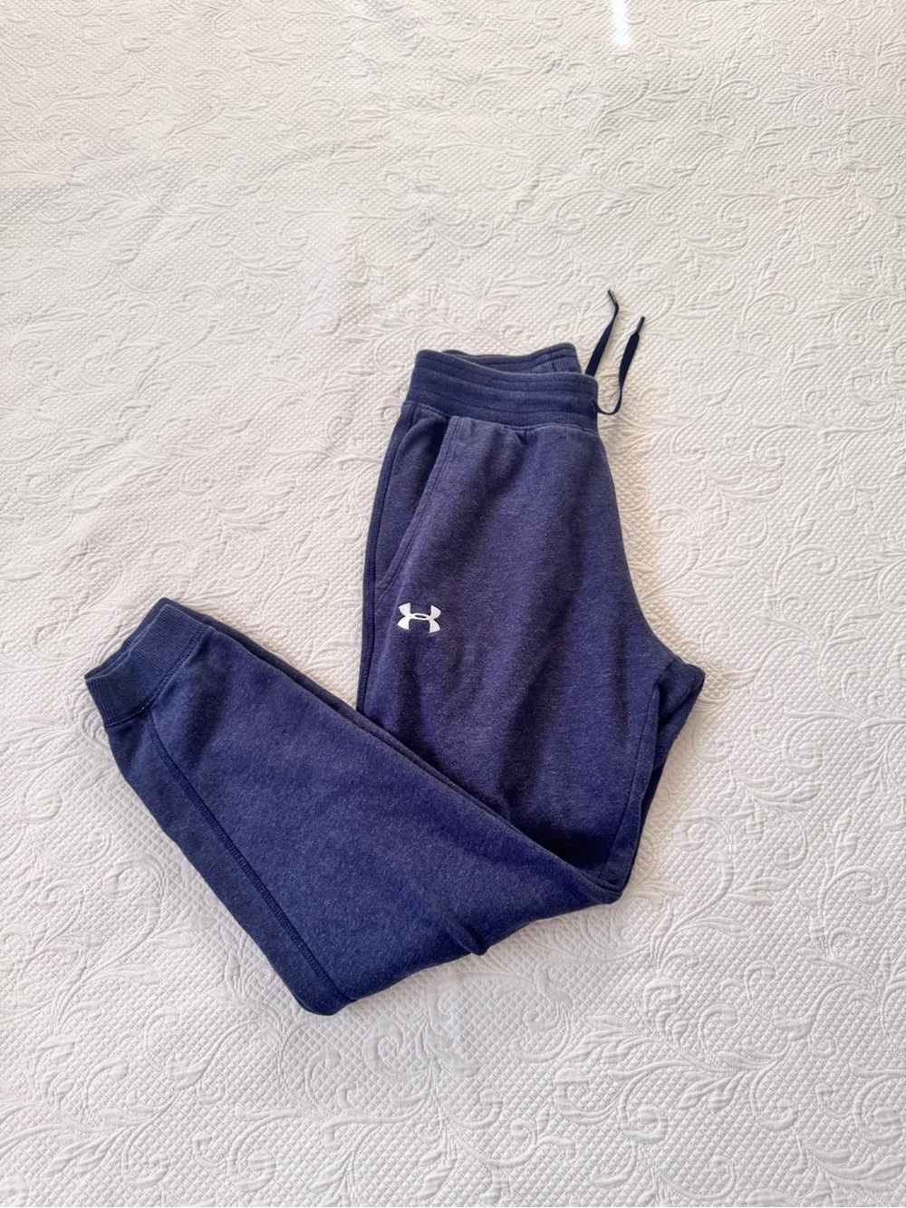 Under Armour Navy Blue Kids' Jogger Sweatpants